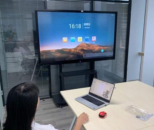 文翰科技公司75寸案例