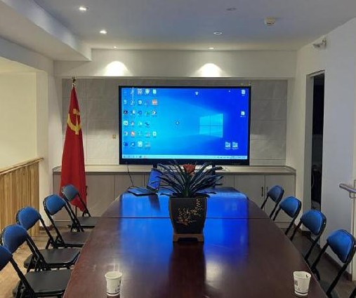 温州商会75寸会议机案例