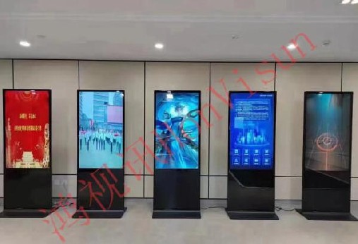 鸿视讯55寸立式广告机案例